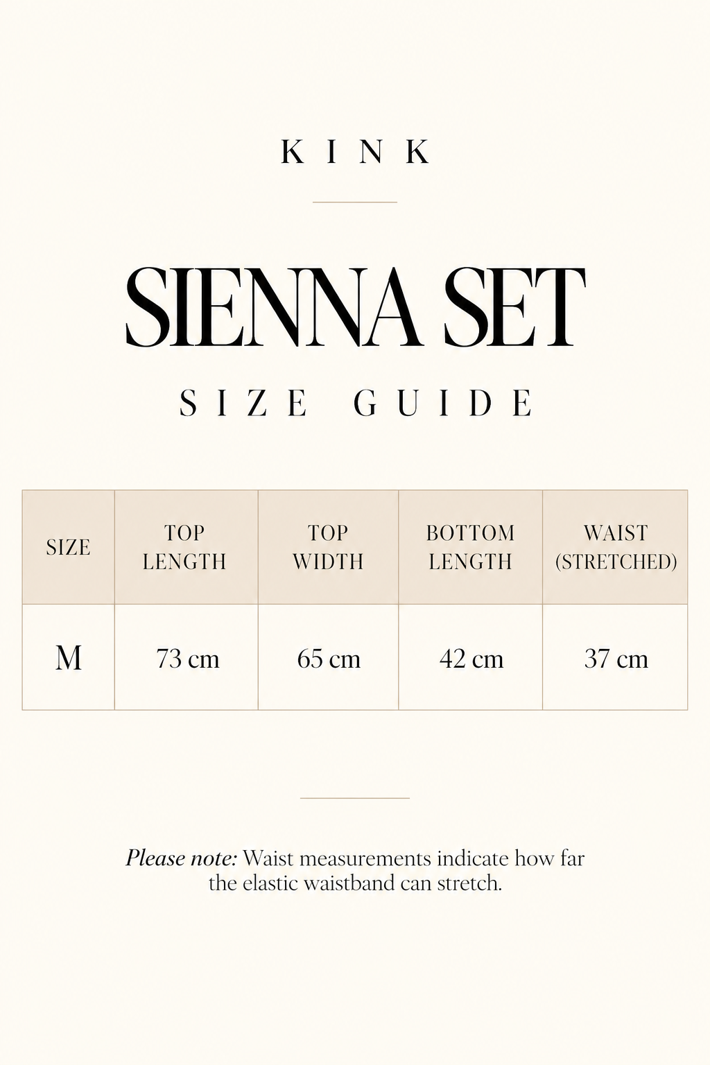 Sienna Set